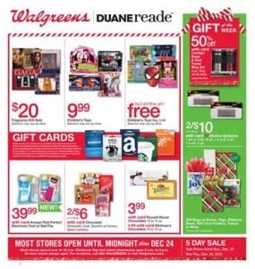 Walgreens Ad Holiday Gifts 2015