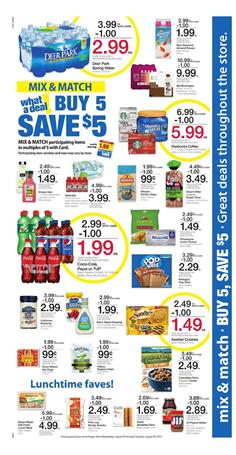 Kroger Ad Mix and Match Aug 23 - 29 2017