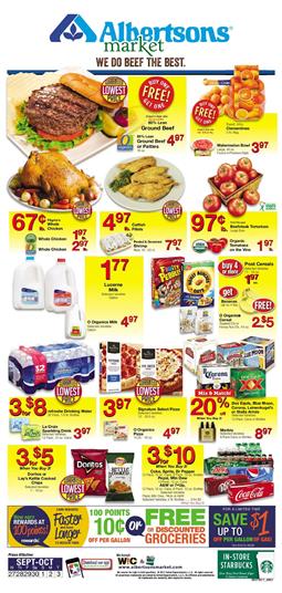 Albertsons Weekly Ad Deals Sep 27 - Oct 3 2017