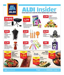 Aldi Insider Ad Deals Oct 10 16 2018