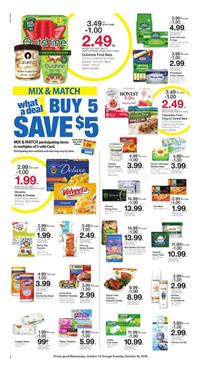 Frys Weekly Ad Mix and Match Sale Oct 10 16 2018