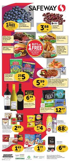 Safeway Grocery Sale Weekly Ad Aug 7 13 2019