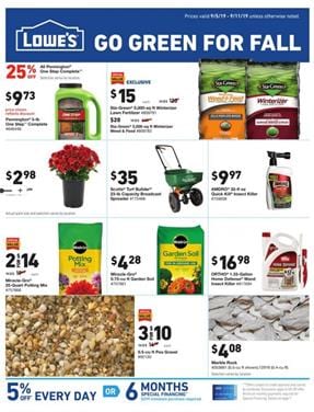 Lowe S Gardening Products Weekly Ad Sale Sep 2019