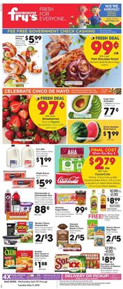 Fry's Weekly Ad Sale Apr 29 - May 5, 2020