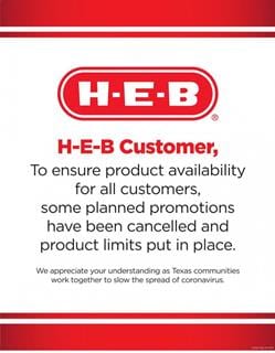 No New HEB Weekly Ad As Of 1st of April