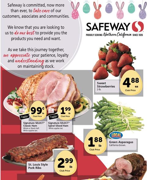 Safeway Weekly Ad Apr 8 14 2020