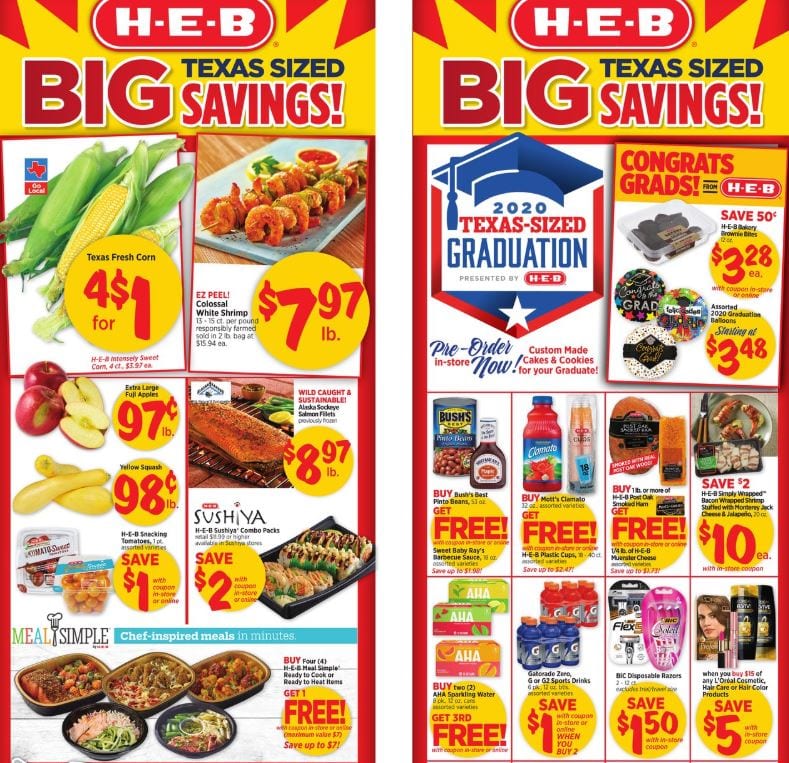 HEB Weekly Ad Sale May 13 19 2020
