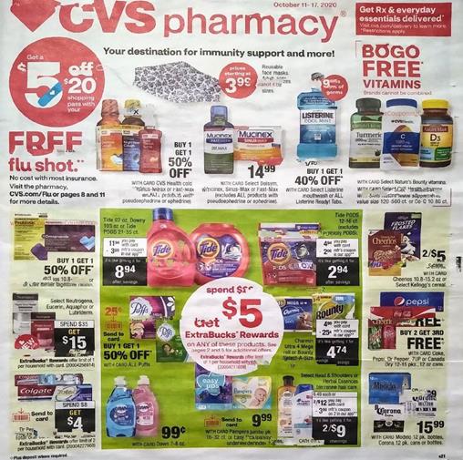 CVS Weekly Ad Preview Oct 11 - 17, 2020