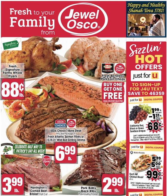 Jewel-Osco Weekly Ad Preview Sep 16 - 22, 2020
