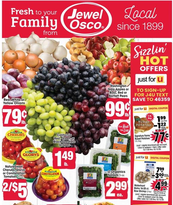 Jewel-Osco Weekly Ad Preview Oct 7 - 13, 2020 