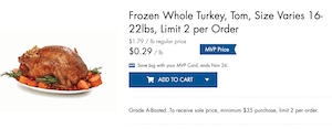 Food Lion Turkey Deal Online