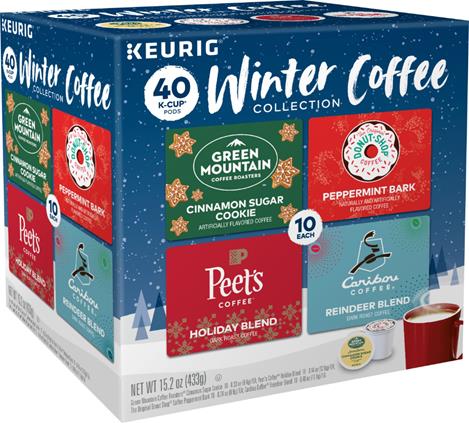 Keurig - Winter Coffee Collection Variety Pack K-Cup Pods (40-Pack)