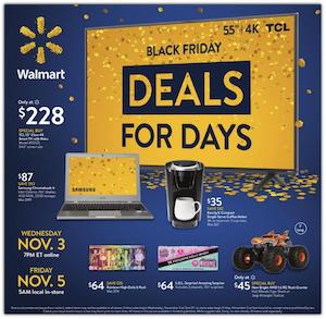 Walmart Black Friday Deals for Days Nov 3 - 5, 2021