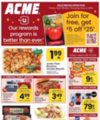Acme Weekly Ad Apr 26 May 2, 2024 page 1 thumbnail
