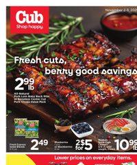 Cub Foods Ad Weekly Savings November 2 - 8, 2025