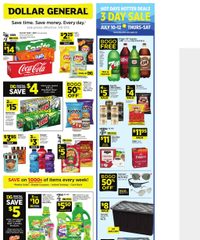 Dollar General Weekly Ad July 6 - 12, 2025