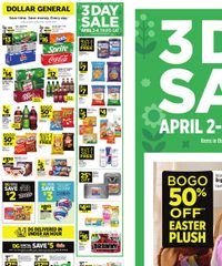Dollar General Weekly Ad March 29 - April 4, 2026