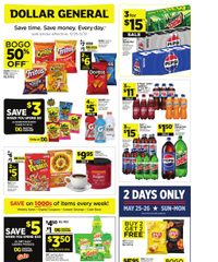 Dollar General Weekly Ad May 25 - 31, 2025