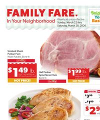 Family Fare Weekly Ad - West March 22 - 28, 2026