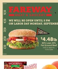 Fareway Ad Bi-Weekly September 1 - 6, 2025