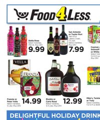 Food 4 Less Ad Raise a Glass to Saving December 10 - 16, 2025