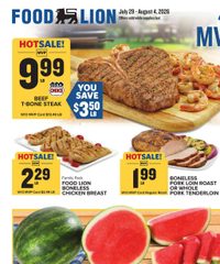 Food Lion Weekly Ad Weekly July 29 - August 4, 2026