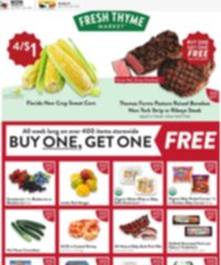 Fresh Thyme Weekly Ad Apr 24 30, 2024 page 1 thumbnail