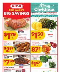 HEB Weekly Ad December 17 - 23, 2025