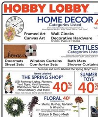 Hobby Lobby Ad Indexed Weekly April 27 - May 3, 2026