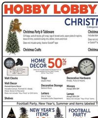 Hobby Lobby Ad Indexed Weekly December 1 - 7, 2025