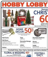 Hobby Lobby Ad Indexed Weekly December 22 - 28, 2025