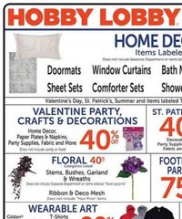Hobby Lobby Ad Indexed Weekly February 2 - 8, 2026