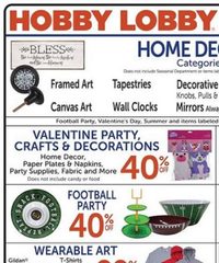 Hobby Lobby Ad Indexed Weekly January 12 - 17, 2026