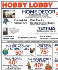 Hobby Lobby Ad Indexed Weekly June 29 - July 5, 2026