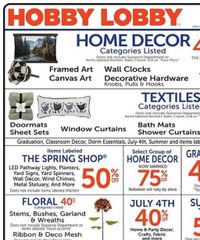 Hobby Lobby Ad Indexed Weekly June 8 - 14, 2026