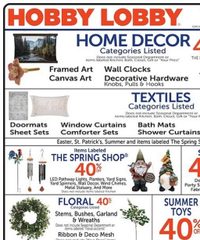 Hobby Lobby Ad Indexed Weekly March 15 - 21, 2026