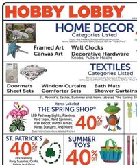 Hobby Lobby Ad Indexed Weekly March 8 - 14, 2026