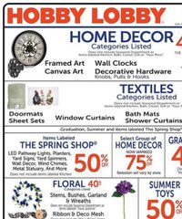 Hobby Lobby Ad Indexed Weekly May 17 - 23, 2026