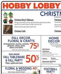 Hobby Lobby Ad Indexed Weekly November 23 - 29, 2025