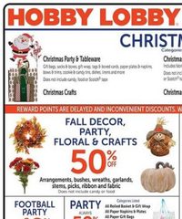 Hobby Lobby Ad Indexed Weekly October 20 - 26, 2025