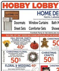 Hobby Lobby Ad Weekly August 17 - 23, 2025