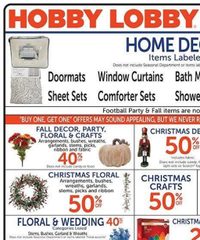 Hobby Lobby Ad Weekly August 31 - September 6, 2025
