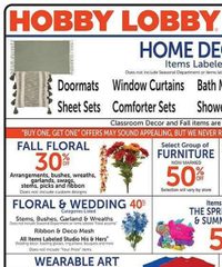 Hobby Lobby Ad Weekly July 6 - 12, 2025