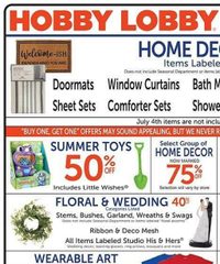 Hobby Lobby Ad Weekly June 8 - 14, 2025