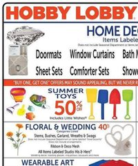 Hobby Lobby Ad Weekly May 11 - 17, 2025