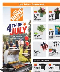 Home Depot Ad 4th of July June 25 - July 8, 2026