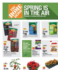 Home Depot Ad Spring is in the Air February 5 - 18, 2026