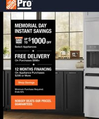 Home Depot Shop Pro Ad May 25 - June 1, 2026