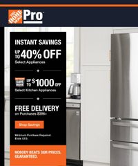 Home Depot Shop Pro Ad November 17 - 24, 2025
