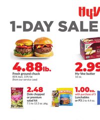 Hy-vee Ad 1-DAY SALE! September 12, 2025